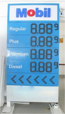 Высокие доски дисплея газовой цены разрешения водить цифров для бензоколонки