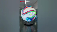Светодиодный шаровой дисплей | Готов к FIFA 2026! #gracevisual #leddisplay #ledball