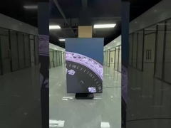 Светодиодный постер с тройным сгибом