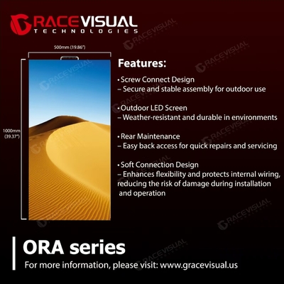 ORA Series P3.91 Premium Rental LED Display - Элитная наружная производительность с 4500 нитами Высокая яркость.
