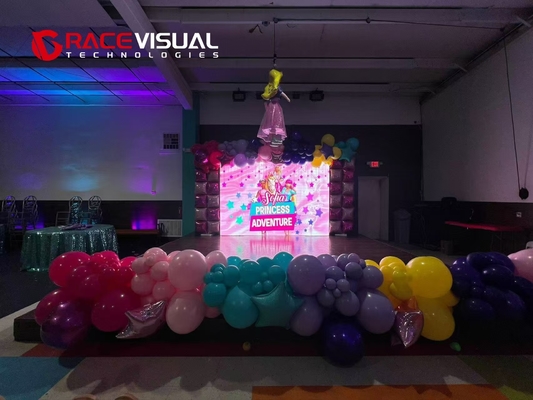 7680HZ 500x500mm IRA Series Indoor Rental LED Display с разрешением модуля 64x64px и рейтингом IP IP40/IP21
