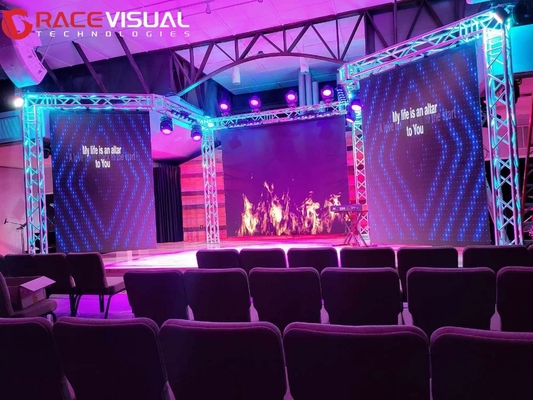 7680HZ 500x500mm IRA Series Indoor Rental LED Display с разрешением модуля 64x64px и рейтингом IP IP40/IP21