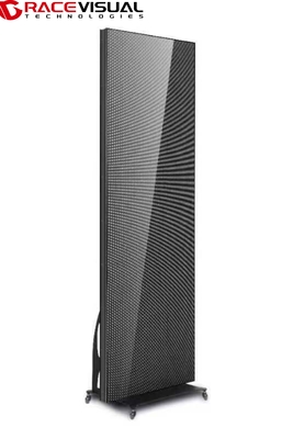 IP-серия Indoor 640mmx1920mm Indoor LED Display Poster с колесной базой, индивидуальное использование или каскадное использование