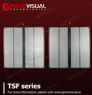 TSF Series Cutting-edge Transparent LED Screen For High-resolution Content Display (ТСФ серия передовые прозрачные светодиодные экраны для высокорезолюционного отображения контента)