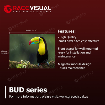 LED-дисплей серии BUD: преобразуйте помещения с помощью Ultra HD-ясности, бесшовного обслуживания и исключительной надежности