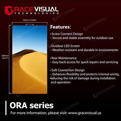 ORA Series P3.91 Outdoor Rental LED Panel - экономически эффективное решение для концертов, сценических мероприятий и динамических наружных дисплеев