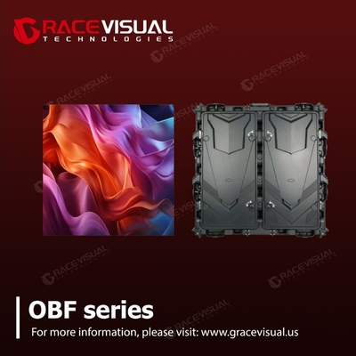 OBF серия наружный светодиодный дисплей с высоким разрешением. Front Service. Ультраяркая и универсальная установка.