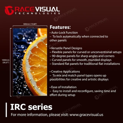 Дисплей IRC Series Indoor Rental LED с умным автоматическим замком и высокой частотой обновления 7680HZ для коммерческого использования на мероприятиях в помещении