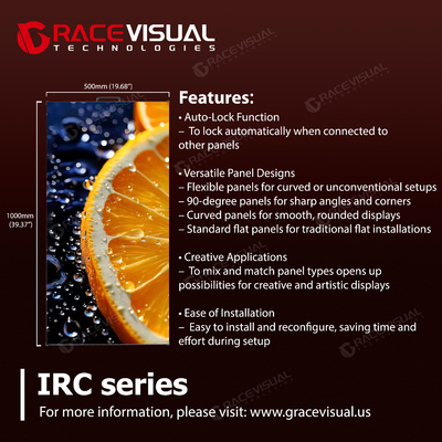 Светодиодный дисплей IRC Series P2.6 Professional Rental - ультраплавная картинка 7680 Гц | Быстроразвертываемое модульное решение 500x1000 мм | Яркость 600+ нит