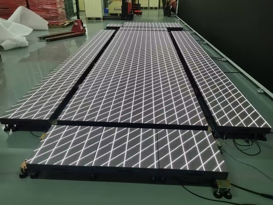 Luxury Light Up Sensitive LED Video Floor Tiles Интерактивный светодиодный танцевальный пол