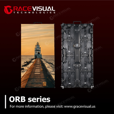 Оригинальный экран ORB Series Outdoor Rental LED Display доступен в 2,6 мм 2,9 мм 3,9 мм и 4,8 мм Пиксельный пиксель с высокой яркостью 4500 нит и плавным обновлением 7680 Гц