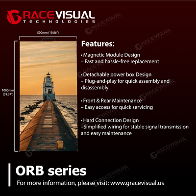 Оригинальный экран ORB Series Outdoor Rental LED Display доступен в 2,6 мм 2,9 мм 3,9 мм и 4,8 мм Пиксельный пиксель с высокой яркостью 4500 нит и плавным обновлением 7680 Гц