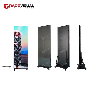 IP Series P1.86 и P2.5 Indoor LED Poster Display - шкаф размером 640x1920 мм с частотой обновления 7680hz, подходящий для торговых центров, розничных магазинов, конференц-залов и выставок